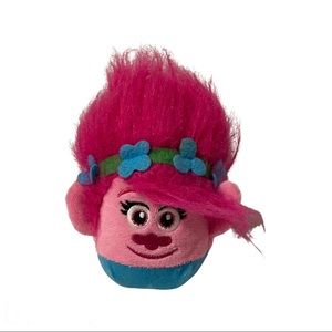 Hallmark Poppy Plush Fluffballs Dreamworks Trolls Stuffed Animal Embroidered Eye